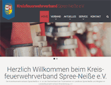 Tablet Screenshot of kfv-spn.de